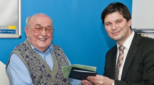 Nagrada za 50 godina vjernosti osiguraniku Croatia osiguranja